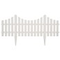 vidaXL Borde divisor de césped blanco 17 piezas / 10 m vidaXL Borde divisor de césped blanco 17 piezas / 10 m