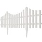 vidaXL Borde divisor de césped blanco 17 piezas / 10 m vidaXL Borde divisor de césped blanco 17 piezas / 10 m