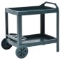 vidaXL Carrito de bebidas plástico verde 69x53x72 cm vidaXL Carrito de bebidas plástico verde 69x53x72 cm