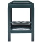 vidaXL Carrito de bebidas plástico verde 69x53x72 cm vidaXL Carrito de bebidas plástico verde 69x53x72 cm