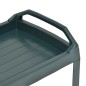 vidaXL Carrito de bebidas plástico verde 69x53x72 cm vidaXL Carrito de bebidas plástico verde 69x53x72 cm