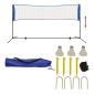 vidaXL Red de bádminton con volantes 300x155 cm vidaXL Red de bádminton con volantes 300x155 cm
