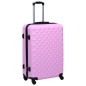 vidaXL Juego de maletas rígidas 3 piezas ABS rosa vidaXL Juego de maletas rígidas 3 piezas ABS rosa