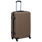 vidaXL Maleta rígida con ruedas ABS marrón vidaXL Maleta rígida con ruedas ABS marrón