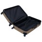 vidaXL Maleta rígida con ruedas ABS marrón vidaXL Maleta rígida con ruedas ABS marrón