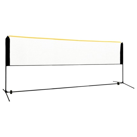 vidaXL Red de bádminton ajustable metal 400x103x94-158 cm
