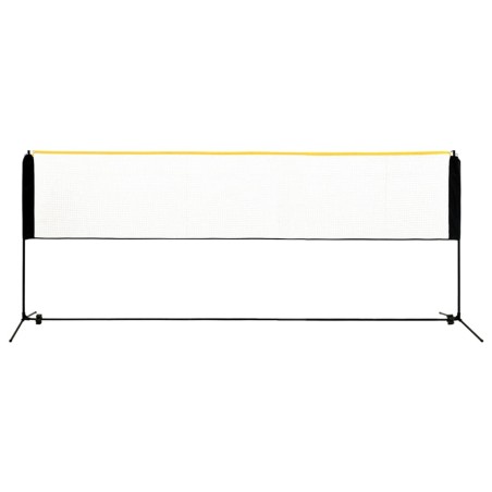 vidaXL Red de bádminton ajustable metal 400x103x94-158 cm
