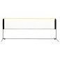 vidaXL Red de bádminton ajustable metal 400x103x94-158 cm