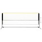 vidaXL Red de bádminton ajustable metal 400x103x94-158 cm