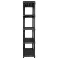 vidaXL Estante de almacenaje 5 niveles negro plástico 85x40x185 cm vidaXL Estante de almacenaje 5 niveles negro plástico 85x40x185 cm