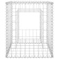 vidaXL Cesta poste de gaviones de hierro 50x50x60 cm vidaXL Cesta poste de gaviones de hierro 50x50x60 cm
