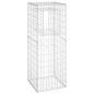 vidaXL Cesta poste de gaviones de hierro 50x50x140 cm vidaXL Cesta poste de gaviones de hierro 50x50x140 cm