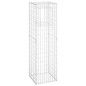 vidaXL Cesta poste de gaviones de hierro 50x50x180 cm vidaXL Cesta poste de gaviones de hierro 50x50x180 cm