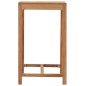 vidaXL Mesa alta de jardín madera maciza de teca 60x60x105 cm vidaXL Mesa alta de jardín madera maciza de teca 60x60x105 cm