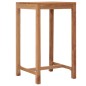 vidaXL Mesa alta de jardín madera maciza de teca 60x60x105 cm vidaXL Mesa alta de jardín madera maciza de teca 60x60x105 cm