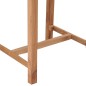 vidaXL Mesa alta de jardín madera maciza de teca 60x60x105 cm vidaXL Mesa alta de jardín madera maciza de teca 60x60x105 cm