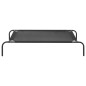 vidaXL Cama de perro elevada negra textilene L vidaXL Cama de perro elevada negra textilene L