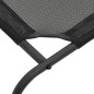 vidaXL Cama de perro elevada negra textilene L vidaXL Cama de perro elevada negra textilene L