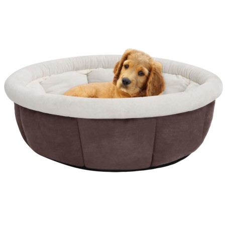 vidaXL Cama para perros marrón 59x59x24 cm