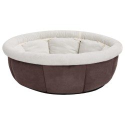 vidaXL Cama para perros marrón 59x59x24 cm