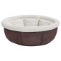 vidaXL Cama para perros marrón 59x59x24 cm vidaXL Cama para perros marrón 59x59x24 cm
