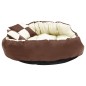 vidaXL Cojín para perro reversible y lavable marrón crema 110x80x23 cm vidaXL Cojín para perro reversible y lavable marrón crema 110x80x23 cm