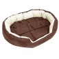 vidaXL Cojín para perro reversible y lavable marrón crema 110x80x23 cm vidaXL Cojín para perro reversible y lavable marrón crema 110x80x23 cm