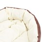 vidaXL Cojín para perro reversible y lavable marrón crema 110x80x23 cm vidaXL Cojín para perro reversible y lavable marrón crema 110x80x23 cm