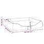 vidaXL Cama para perros de cuero sintético marrón 105x80x25 cm