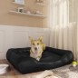 vidaXL Cama para perros de cuero sintético negro 80x68x23 cm vidaXL Cama para perros de cuero sintético negro 80x68x23 cm