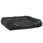 vidaXL Cama para perros de cuero sintético negro 80x68x23 cm vidaXL Cama para perros de cuero sintético negro 80x68x23 cm