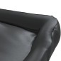 vidaXL Cama para perros de cuero sintético negro 80x68x23 cm vidaXL Cama para perros de cuero sintético negro 80x68x23 cm