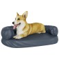 vidaXL Cama para perros de espuma cuero sintético azul oscuro 75x53 cm vidaXL Cama para perros de espuma cuero sintético azul oscuro 75x53 cm