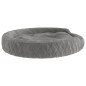 vidaXL Cama para perros de felpa gris 90x70x23 cm vidaXL Cama para perros de felpa gris 90x70x23 cm