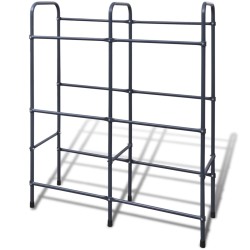 vidaXL Estantería para 6 cajas acero