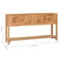 vidaXL Aparador de madera maciza de teca 140x30x75 cm vidaXL Aparador de madera maciza de teca 140x30x75 cm