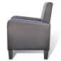 vidaXL Sillón de cuero sintético negro vidaXL Sillón de cuero sintético negro