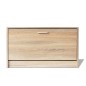 vidaXL Banco zapatero de color roble 80x24x45 cm vidaXL Banco zapatero de color roble 80x24x45 cm