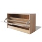 vidaXL Banco zapatero de color roble 80x24x45 cm vidaXL Banco zapatero de color roble 80x24x45 cm