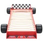 vidaXL Cama con forma de coche de carreras para niños 90x200 cm roja vidaXL Cama con forma de coche de carreras para niños 90x200 cm roja