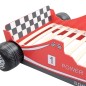 vidaXL Cama con forma de coche de carreras para niños 90x200 cm roja vidaXL Cama con forma de coche de carreras para niños 90x200 cm roja