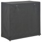 vidaXL Mueble zapatero con funda de tela gris 79x40x80 cm vidaXL Mueble zapatero con funda de tela gris 79x40x80 cm