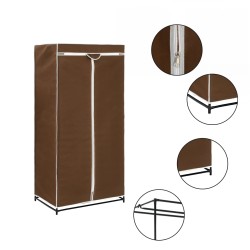 vidaXL Armarios 2 unidades marrón 75x50x160 cm