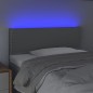 vidaXL Cabecero con luces LED de tela gris claro 80x5x78/88 cm vidaXL Cabecero con luces LED de tela gris claro 80x5x78/88 cm