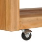 vidaXL Mesa de centro de madera de teca maciza 80x80x40 cm vidaXL Mesa de centro de madera de teca maciza 80x80x40 cm