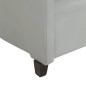 vidaXL Sillón de cuero auténtico gris vidaXL Sillón de cuero auténtico gris