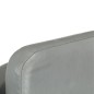 vidaXL Sillón de cuero auténtico gris vidaXL Sillón de cuero auténtico gris