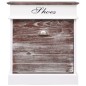 vidaXL Mueble zapatero de madera de Paulownia marrón 50x28x58 cm vidaXL Mueble zapatero de madera de Paulownia marrón 50x28x58 cm