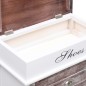 vidaXL Mueble zapatero de madera de Paulownia marrón 50x28x58 cm vidaXL Mueble zapatero de madera de Paulownia marrón 50x28x58 cm