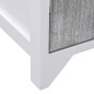 vidaXL Mueble de baño madera de paulownia blanco y gris 46x24x116 cm vidaXL Mueble de baño madera de paulownia blanco y gris 46x24x116 cm